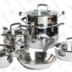 Epicurious 11-Piece Stainless Steel Cookware Set | $152 | Wayfair